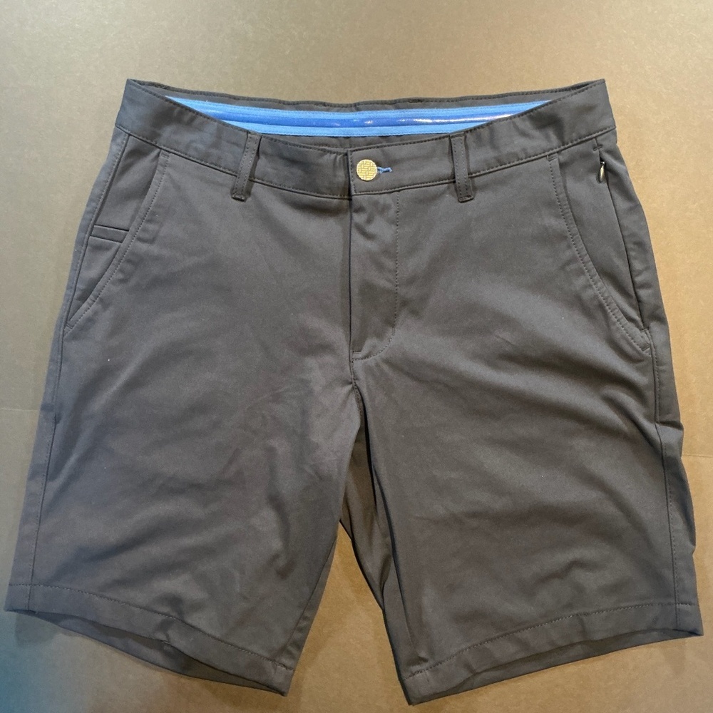 Twillory Men’s Performance Shorts Technical Fabric Navy Blue Size 32
